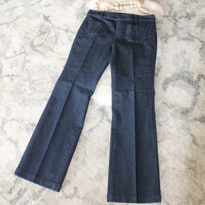 LOFT Curvy Flare Trouser Jeans